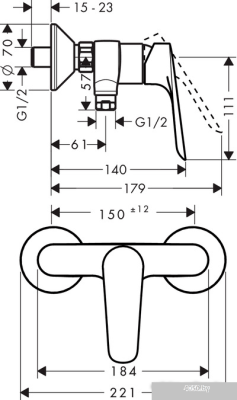 Hansgrohe Logis E 71602000