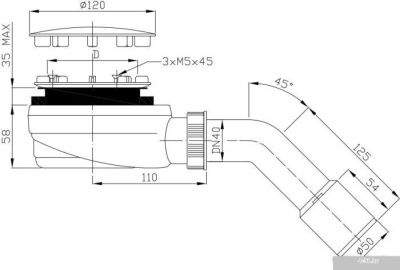 Сифон Radaway R580