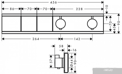 Hansgrohe RainSelect 15380700 (белый)