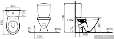 Унитаз Vitra Norm Blanc 9837B099-7201