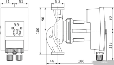 Насос Wilo Yonos MAXO 30/0,5-10