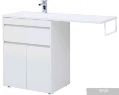 Aquanet Тумба под умывальник Токио 68 00237746 (левая, белый)