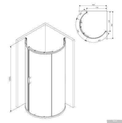 AM.PM Like Round 95 W83G-333-095CT