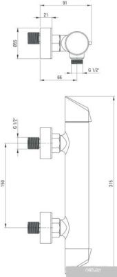 Deante Arnika Titanium BQA D40M