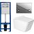 Saniteco KW-9004W в комплекте с инсталляцией + 64110 + S-IN-MZ-VECTOR