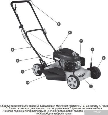 Колёсная газонокосилка Champion LM5127