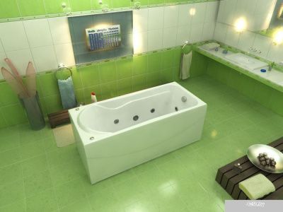 Ванна BAS Мальта 170x75