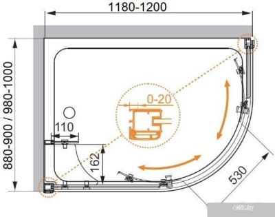 Cezares Anima-W-RH-2-120/100-C-Cr-L
