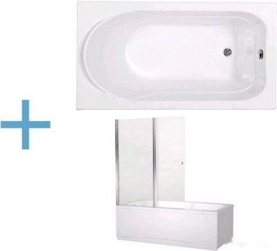 Ванна Aquanet West 120x70 (со шторкой)