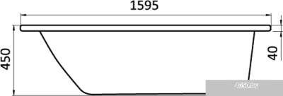 Ванна Santek Монако 160x70 1WH111977 (с каркасом и экраном)