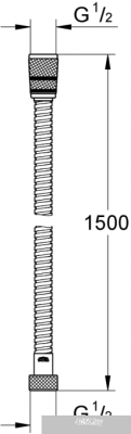 Grohe Rotaflex Metal Longlife 28417EN0 (матовый никель)