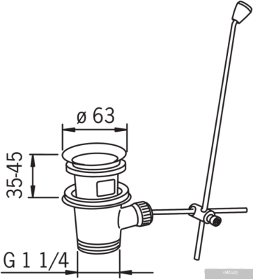 Донный клапан Oras 552051