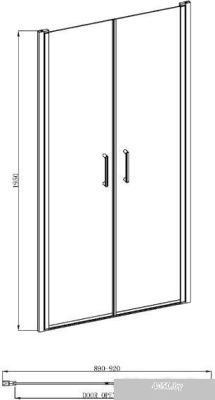 Adema Nap Duo-90 (прозрачное стекло)