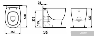 Унитаз Laufen Mimo [8215510000001]