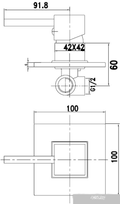 Смеситель Kaiser Quadris [25017]