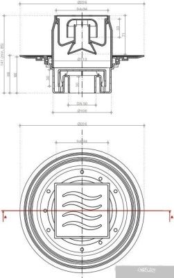 Трап/канал Pestan Confluo Standard Vertical Dry