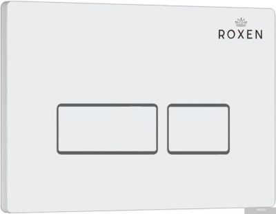 Roxen Cube в комплекте с инсталляцией StounFix Slim 6 в 1 571468 (кнопка: белый глянец)