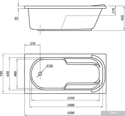 Berges Wasserhaus Lumbo 150x75 050001