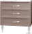 MarkaOne Тумба Lumier 75Н У71288 с умывальником Emerald 75 (капучино)