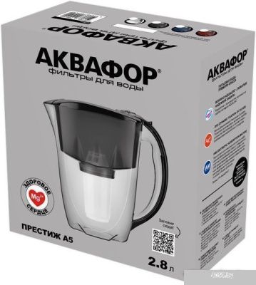 Кувшин АКВАФОР Престиж A5 (черный)