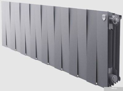 Royal Thermo PianoForte 300 Silver Satin (16 секций) боковое подключение
