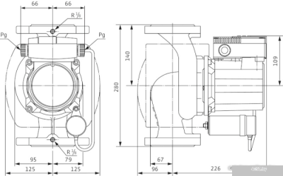 Насос Wilo TOP-S 65/7 (1~230 V, PN 6/10)