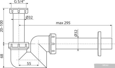 Alcaplast A45F-DN32