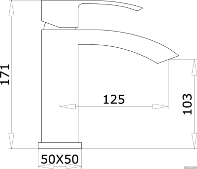 Смеситель Ganzer Leon GZ 25011F (белый)