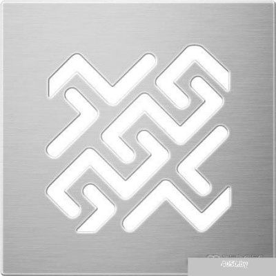 Трап/канал Berges Wasserhaus Zentrum Antik 150х150 090465 (матовый хром)