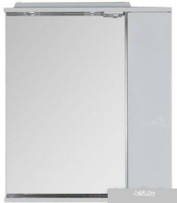 Aquanet Шкаф с зеркалом Гретта 75 00173995 (белый/венге)