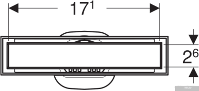 Geberit CleanLine 154.455.00.1