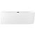 Wellsee Collaro 180x80 28910403R (пристенная ванна (левая) белый глянец, экран, ножки, сифон-автомат