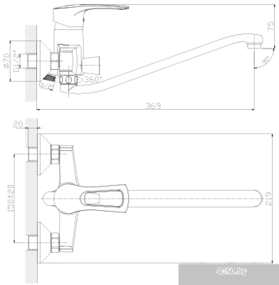 Смеситель Rossinka Silvermix T40-34