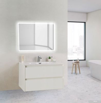 BelBagno Тумба под умывальник Kraft 39-800/390-2C-SO-BO (bianco opaco)