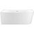 Wellsee Excellence Pro 140x70 28760504R (пристенная ванна (левая) белый глянец, экран, ножки, сифон-