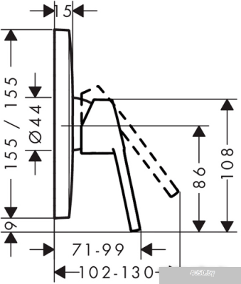 Смеситель Hansgrohe Logis Loop 71267000