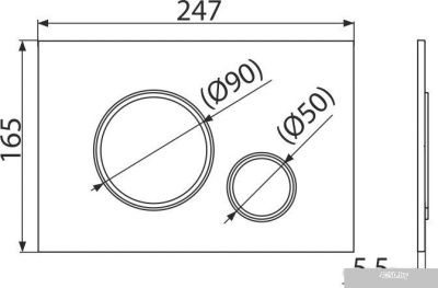 Alcaplast M772 (хром матовый/хром глянцевый)