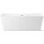 Wellsee DeSire 175,5x76 231503004 (отдельностоящая ванна белый глянец, экран, ножки, сифон-автомат з