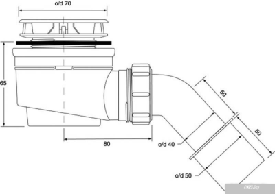 Сифон McAlpine HC252570B