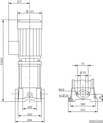 Wilo Multivert MVIL 102 (1~230 В)