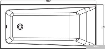 Ванна Cersanit Lorena 150x70 [P-WP-LORENA-150]