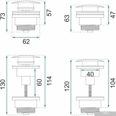 Rea Klik-Klak REA-A5692 (золотой)