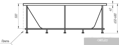 Ванна 1Марка Korsika