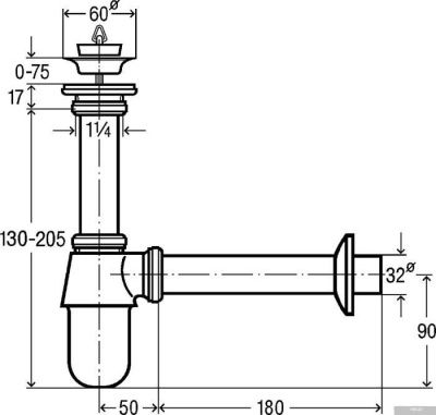 Сифон Viega 456580
