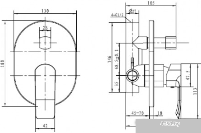Смеситель Kaiser Aurora 67277