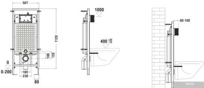 Унитаз WeltWasser Jeckenbach 004 GL-WT + Marberg 507 RD (белый глянец/хром)