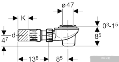 Geberit Uniflex 150.680.00.1