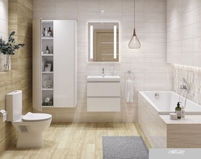 Cersanit Lorena 150x70 (с ножками и 2 экрана)