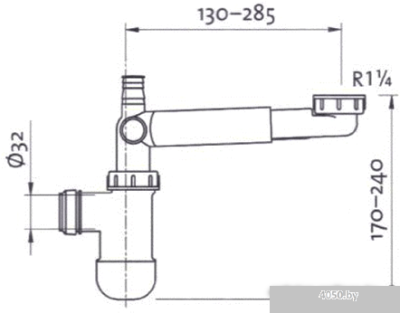 Сифон Акватон 1A175905XX000