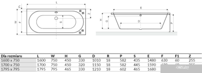 Ванна Excellent Oceana Slim 180x80
